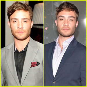 Ed Westwick Suits Up Two Nights in a Row Before Oscars 2015