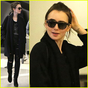 Lily Collins Suffers From Jetlag After Quick Getaway