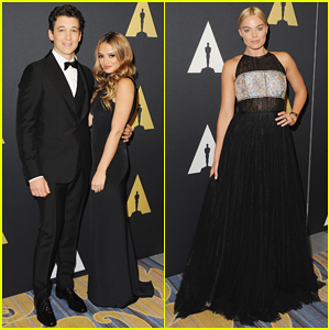 Miles Teller Gets Support from Girlfriend Keleigh Sperry at Academy's Sci-Tech Awards Hosting Gig!