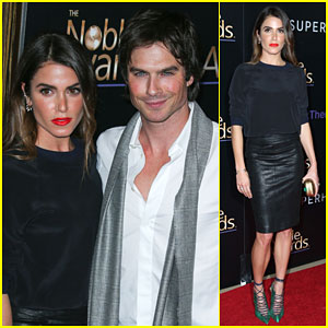 Ian Somerhalder & Nikki Reed Are One Cute Couple at Noble Awards
