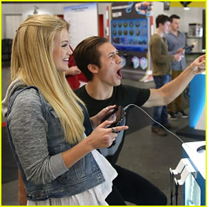 Leo Howard Is Olivia Holt's Biggest Cheerleader at Dylan Riley Snyder's Birthday Party