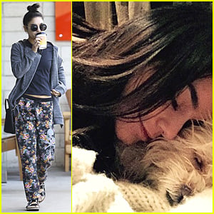 Vanessa Hudgens Feels Good to Be Reunited With Pet Pooch