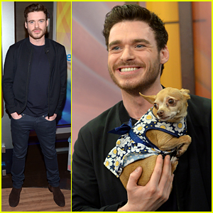 Richard Madden + Cute Puppy = Charming As Can Be!