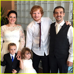 Ed Sheeran Sings 'Thinking Out Loud' While Surprising Couple at Their Wedding - Watch Now!