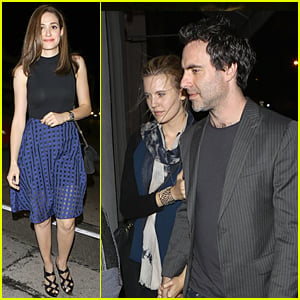 Emmy Rossum & Maggie Grace Look Perfect For Dinner at Craig's