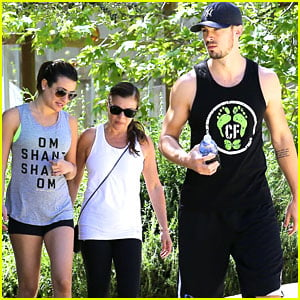 Lea Michele & Matthew Paetz Hit The Trails at TreePeople Park