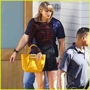 Taylor Swift Brunches in Beverly Hills Before Hanging With Selena Gomez