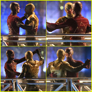 Grant Gustin & Tom Cavanagh Give Us A 'Flash'Dance - See Them Waltz!