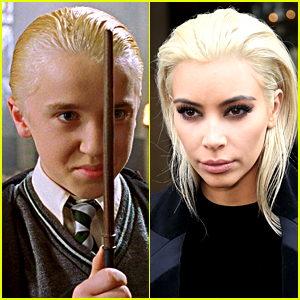Tom Felton's Reaction to Kim Kardashian's Blonde Hair is Perfect!