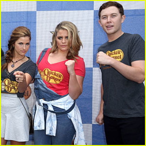 Cassadee Pope & Lauren Alaina Play A Giant Checkers Game For A Cause Ahead of ACM Awards