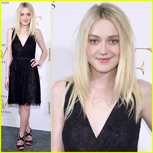 Dakota Fanning is Lovely in Lace at DVF Awards