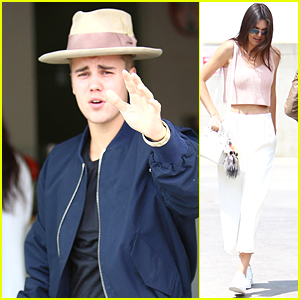 Justin Bieber Catches Up With Kendall Jenner & Hailey Baldwin at Duff's CakeMix