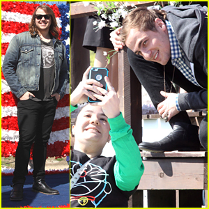 Kendall Schmidt & Caleb Johnson Hit Up Cherry Blossom Parade in D.C.
