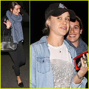 Lea Michele Becca Tobin Have Glee Reunion at Sugarfish Becca