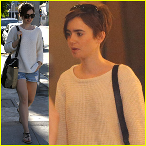 Lily Collins is Back in Los Angeles After Brief Cross-Country Trip