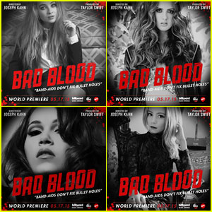 Laura Marano, Kelli Berglund & Sabrina Carpenter Star In JJJ's Disney-Fied 'Bad Blood' Music Video Posters