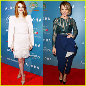 Emma Stone Hits Up 'Aloha' Premiere After Spending the Day With Andrew Garfield