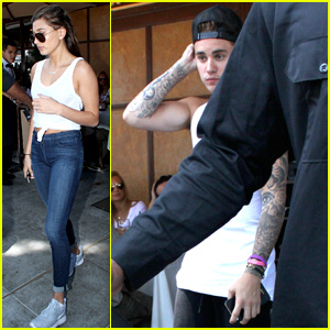 Justin Bieber & Hailey Baldwin Pair Up for Lunch After He Hangs With Ex Selena Gomez