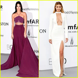 Kendall Jenner Makes Grand Entrance at amfAR Gala with Gigi Hadid!