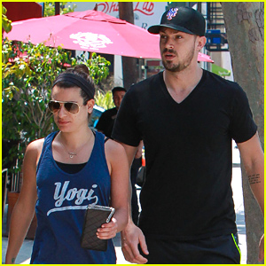 Lea Michele & Matthew Paetz Grab Lunch at Chipotle Over Memorial Day Weekend