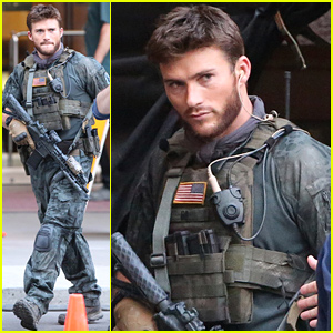Scott Eastwood Seen on 'Suicide Squad' Set in Full Army Costume!