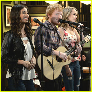 Bridgit Mendler & Victoria Justice Perform With Ed Sheeran on 'Undateable'  Live Episode â€“ See The Pics! | Bridgit Mendler, Ed Sheeran, Television,  Victoria Justice | Just Jared Jr.