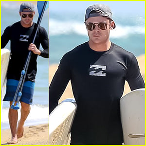 Zac Efron Is Wetsuit Ready for His Hawaii Beach Day | Zac Efron | Just ...