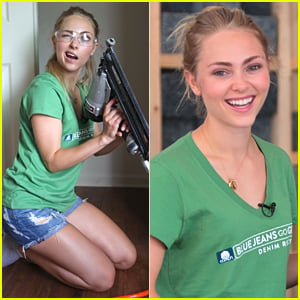 AnnaSophia Robb Helps Build Homes For New Orleans' Habitat For Humanity Build-A-Thon