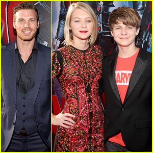 Derek Theler & Ty Simpkins Hit Up the 'Ant-Man' Premiere in L.A.