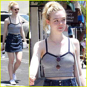 Elle Fanning Shops The Farmer’s Market After Joining ’20th Century