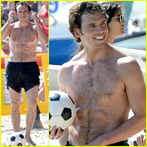 Sam Claflin Is the Hottest Shirtless Soccer Player!