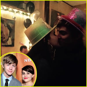 On-Screen Siblings Mae Whitman & Miles Heizer Smooch for National Kissing Day!