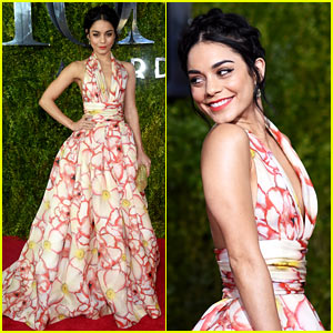 Vanessa Hudgens Wears Floral Print to Tony Awards 2015 | 2015 Tony