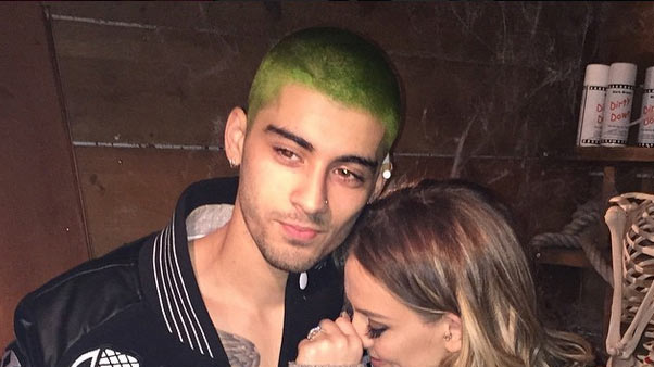 Zayn Malik Dyed His Hair Green Perrie Edwards Zayn Malik Just Jared Jr 