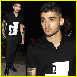 Zayn Malik Steps Out to Celebrate Solo Record Deal!