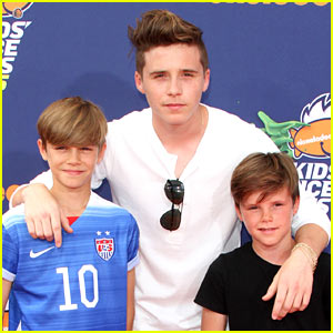 Beckham Boys Attend Kids' Choice Sports Awards Together!