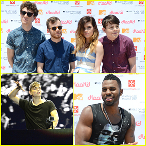 Echosmith Perform Chilling 'Bright' Cover With Lindsey Stirling Before Isle of MTV Malta Festival