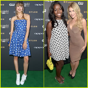 Hannah Kat Jones & Renee Olstead Step Out For The America's Next Top Model Cycle 22 Premiere Party