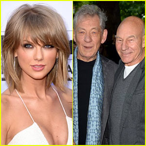 Taylor Swift Lets Patrick Stewart & Ian McKellen Into Her Squad