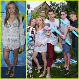 Peyton & Spencer List Took Part in Epic Water Fight at Just Jared's Summer Bash!