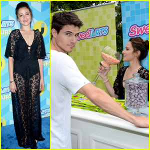 Italia Ricci & Robbie Amell Are the Cutest Couple Ever at JJ Summer Bash Presented by SweeTARTS Chewy Sours