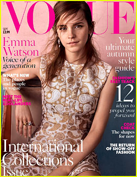 Emma Watson Graces the Cover of 'British Vogue'
