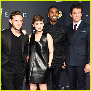 Michael B. Jordan & Kate Mara Premiere 'Fantastic Four' in Brooklyn