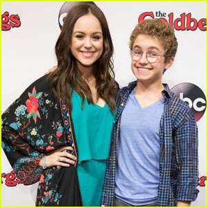 Hayley Orrantia & Sean Giambrone Rep 'The Goldbergs' at D23 Expo 2015