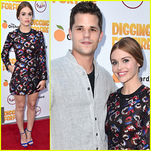 Holland Roden & Max Carver Couple Up For 'Digging For Fire' Premiere