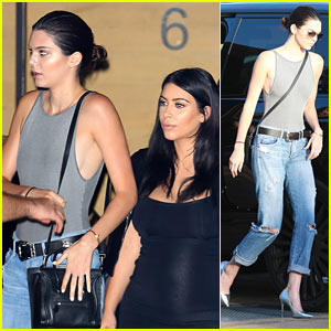 Kendall Jenner Joins the Family to Celebrate Kylie's Birthday