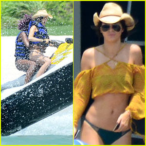 Kendall Jenner Doesn't Mess Around On a Jet Ski!