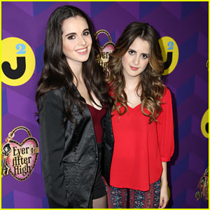 Vanessa & Laura Marano Make It to 'Wonderland' at Just Jared's Party Presented by Ever After High!
