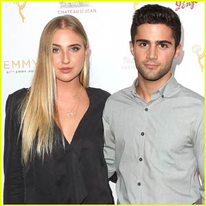 Max Ehrich & Veronica Dunne Couple Up For Pre-Emmys Cocktail Reception