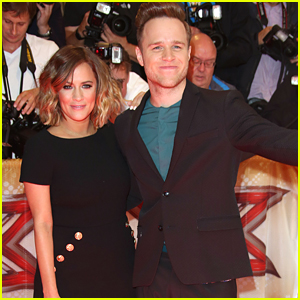 Olly Murs & Caroline Flack Squish Romance Rumors During 'X Factor UK' Press Launch